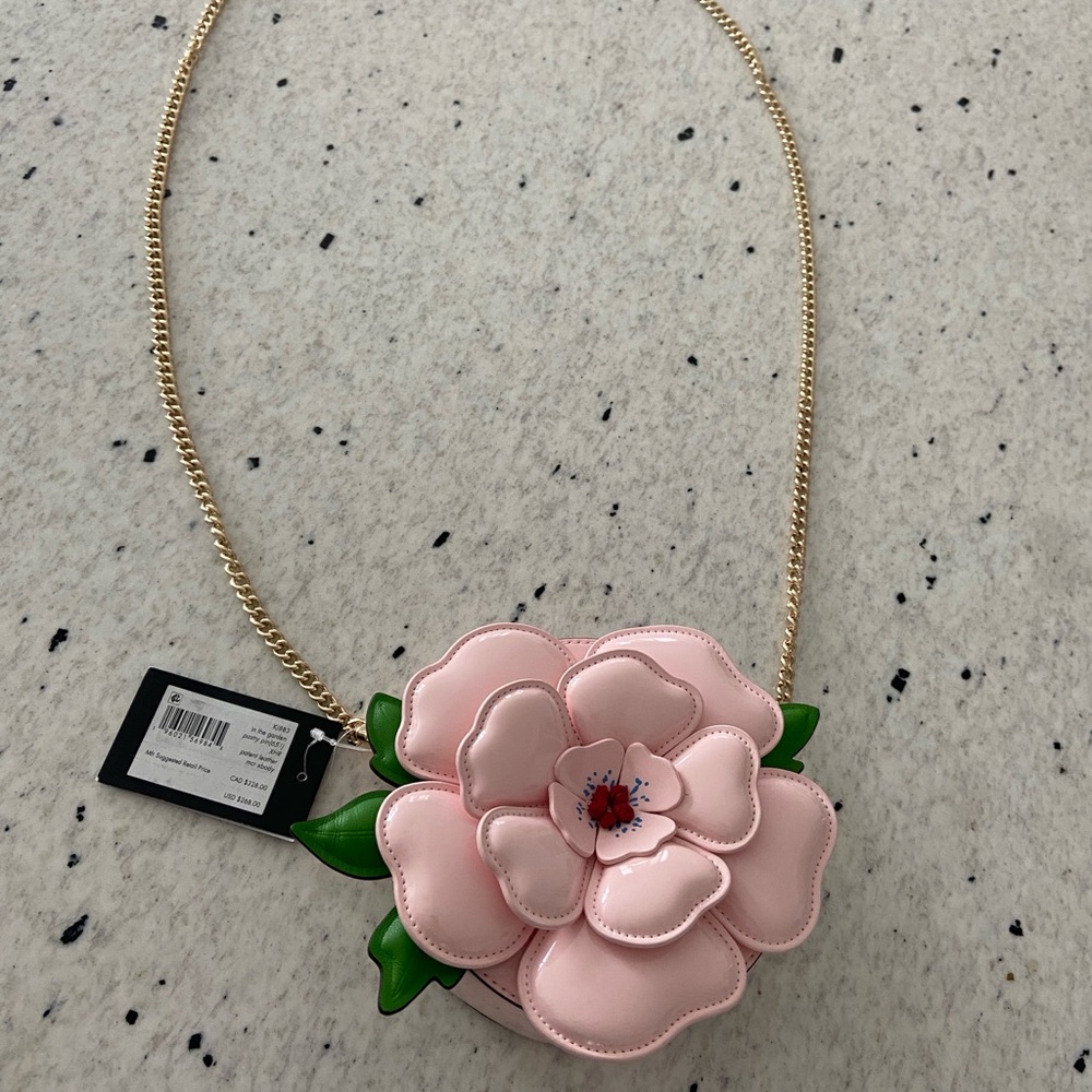 NWT Kate Spade New York 
In The Garden 3D Floral Appliqué Leather Crossbody Bag - Picture 3 of 14